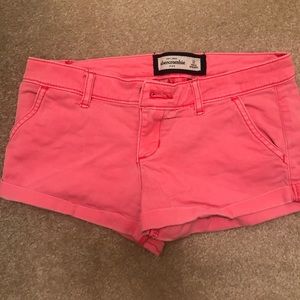 Abercrombie Kids low rise jean shorts